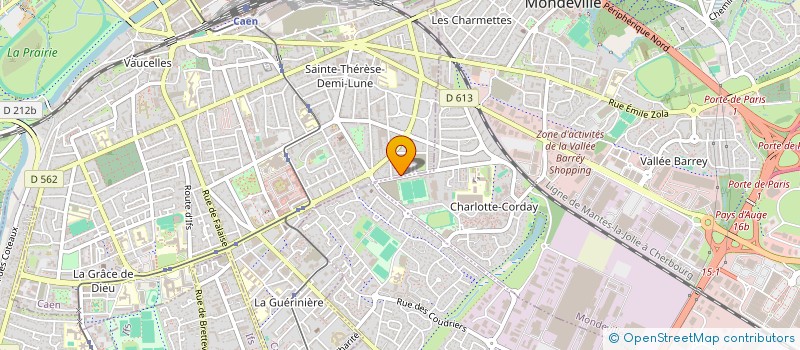 localisation de l'entreprise MADAME CATHERINE FOURNIER à CAEN