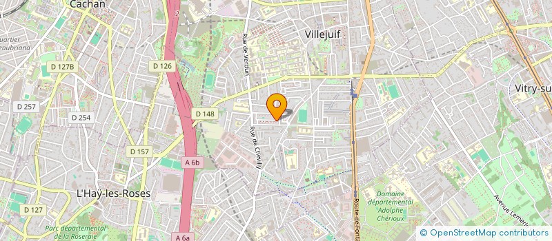 localisation de l'entreprise MADAME CATHERINE FOURNIER  VILLEJUIF