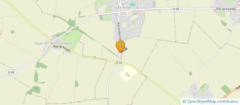 localisation de l'entreprise MADAME CATHERINE FOURNIER  ETREILLERS