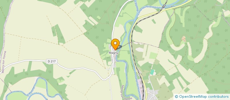 localisation de l'entreprise MADAME CATHERINE FOURRE  MERRY-SUR-YONNE