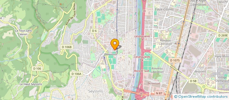 localisation de l'entreprise MADAME CATHERINE FOURRIER à SEYSSINS