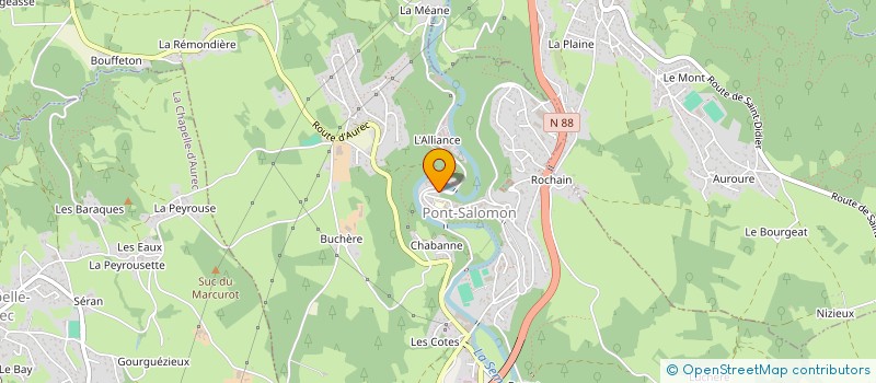 localisation de l'entreprise MADAME CATHERINE FRACHON  PONT-SALOMON