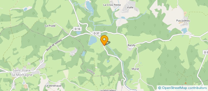 localisation de l'entreprise MADAME CATHERINE FRADET à VALLIERE