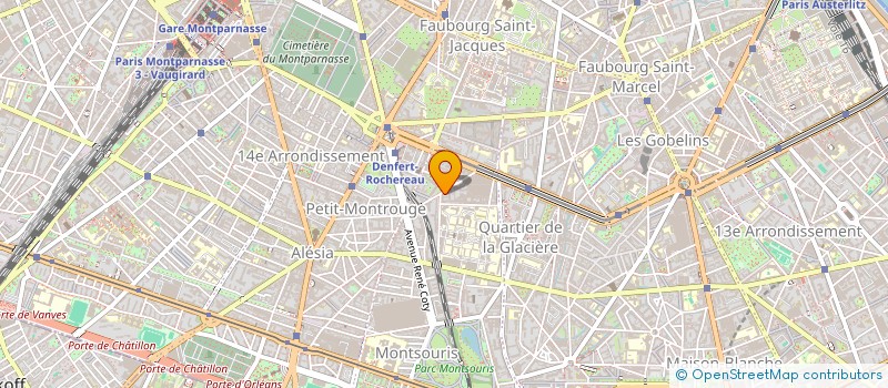 localisation de l'entreprise MADAME CATHERINE FRAGNAY  PARIS