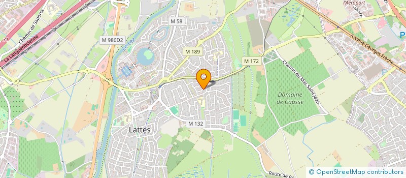 localisation de l'entreprise MADAME CATHERINE FRAISSE à LATTES