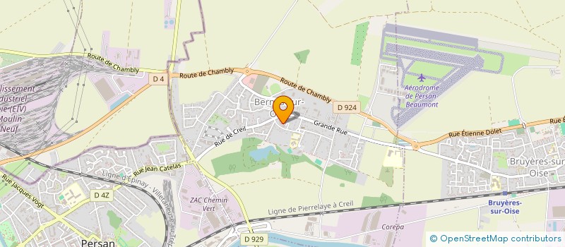 localisation de l'entreprise MADAME CATHERINE FRALEUX  BERNES-SUR-OISE