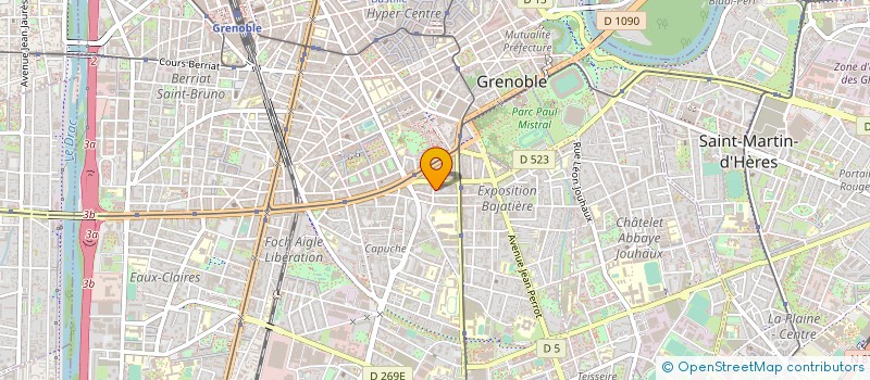 localisation de l'entreprise MADAME CATHERINE FRANCESIAZ à GRENOBLE