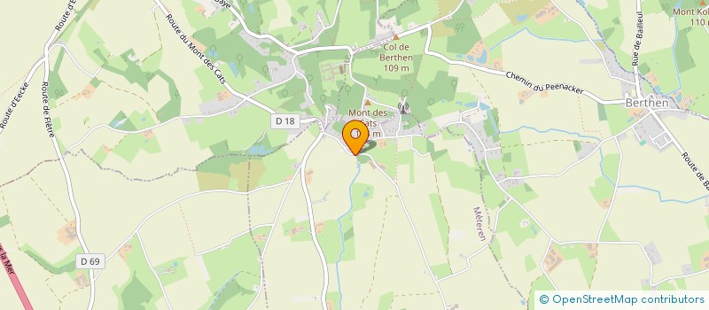 localisation de l'entreprise MADAME CATHERINE FRANCOIS  METEREN