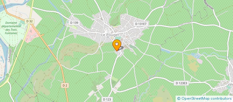 localisation de l'entreprise MADAME CATHERINE FRANCOISE  LE POUGET