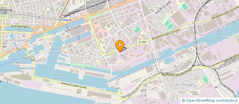 localisation de l'entreprise MADAME CATHERINE FREBOURG à LE HAVRE