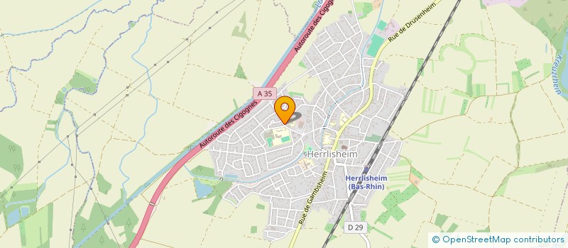 localisation de l'entreprise MADAME CATHERINE FRECH  HERRLISHEIM