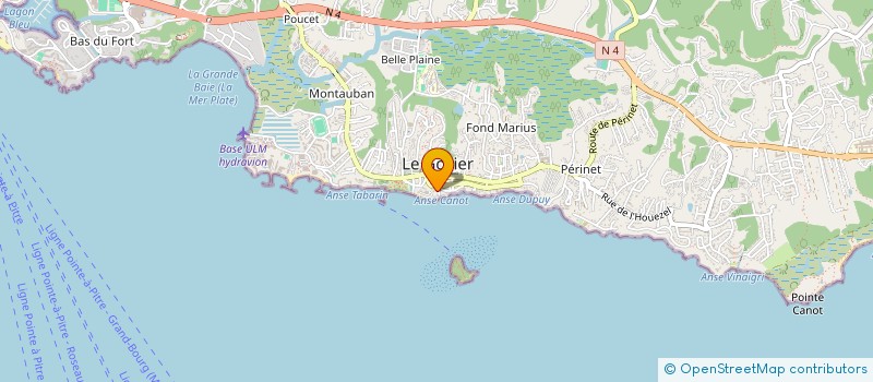 localisation de l'entreprise MADAME CATHERINE FREGISTE  LE GOSIER