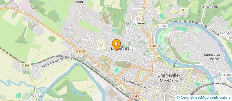 localisation de l'entreprise MADAME CATHERINE FREITAS DA FENHA  CHARLEVILLE-MEZIERES