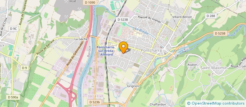 localisation de l'entreprise MADAME CATHERINE FRENCH  PONTCHARRA