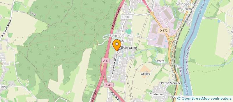 localisation de l'entreprise MADAME CATHERINE FREYDIER  MACON