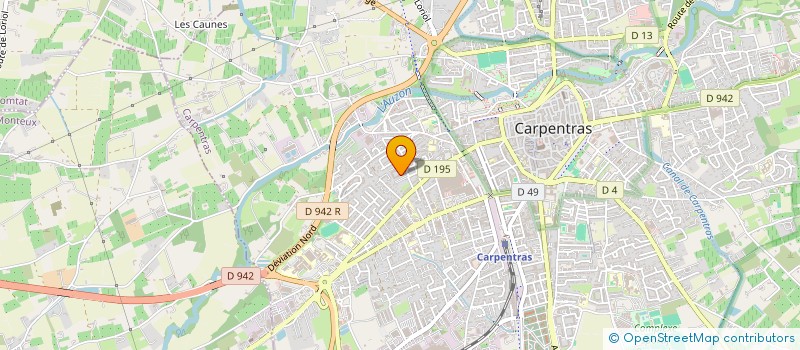 localisation de l'entreprise MADAME CATHERINE FRIOL  CARPENTRAS