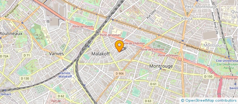 localisation de l'entreprise MADAME CATHERINE FUMERON à MALAKOFF