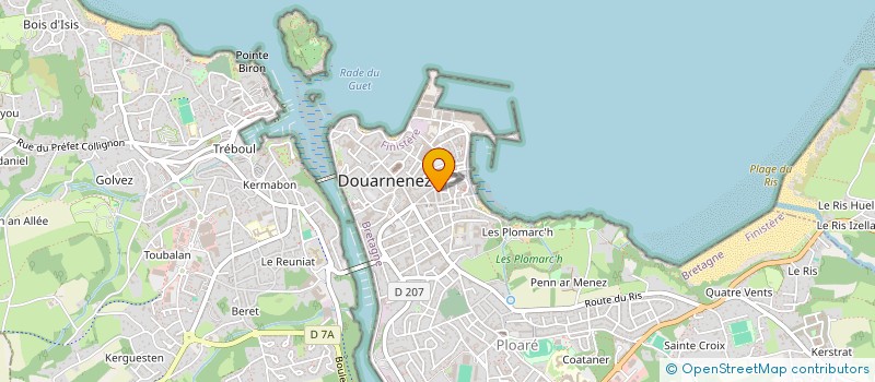 localisation de l'entreprise MADAME CATHERINE FURIC à DOUARNENEZ