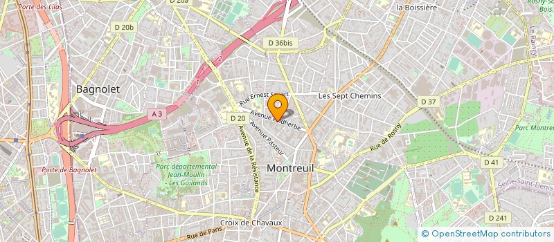 localisation de l'entreprise MADAME CATHERINE GABELOTAUD à MONTREUIL