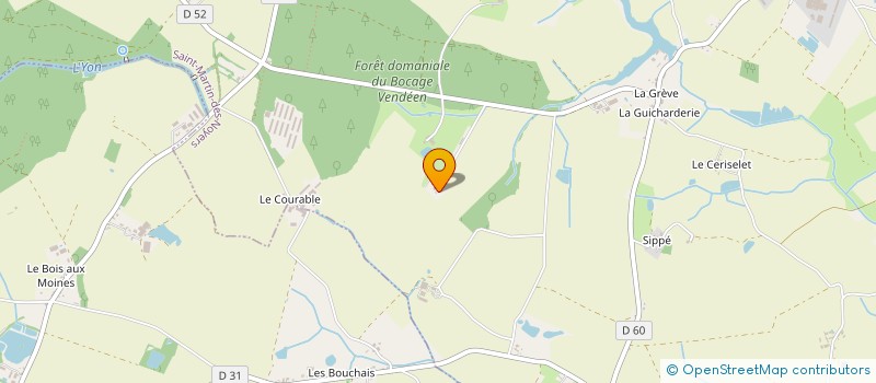 localisation de l'entreprise MADAME CATHERINE GABORIT à SAINT-MARTIN-DES-NOYERS