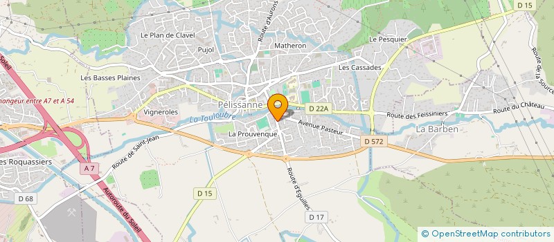 localisation de l'entreprise MADAME CATHERINE GABRIELLI  PELISSANNE