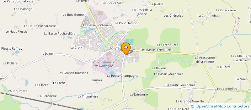 localisation de l'entreprise MADAME CATHERINE GADBOIS  DOMAGNE