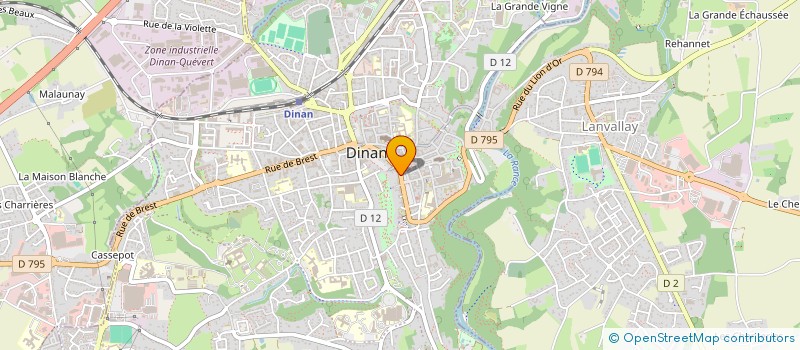 localisation de l'entreprise MADAME CATHERINE GAILLARD  DINAN