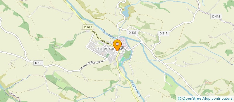 localisation de l'entreprise MADAME CATHERINE GAIO à SALLES-SUR-L'HERS