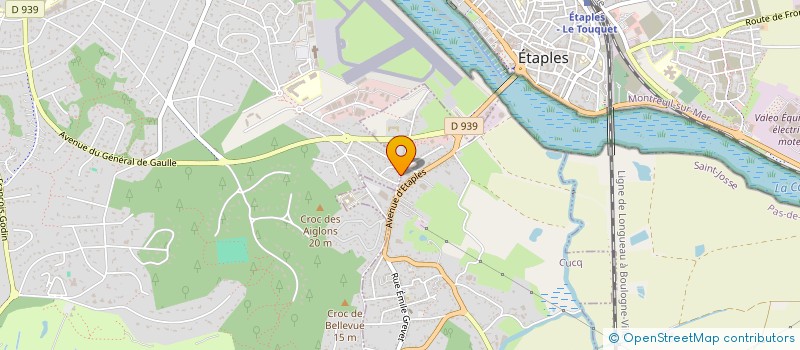 localisation de l'entreprise MADAME CATHERINE GALHAUT  LE TOUQUET-PARIS-PLAGE