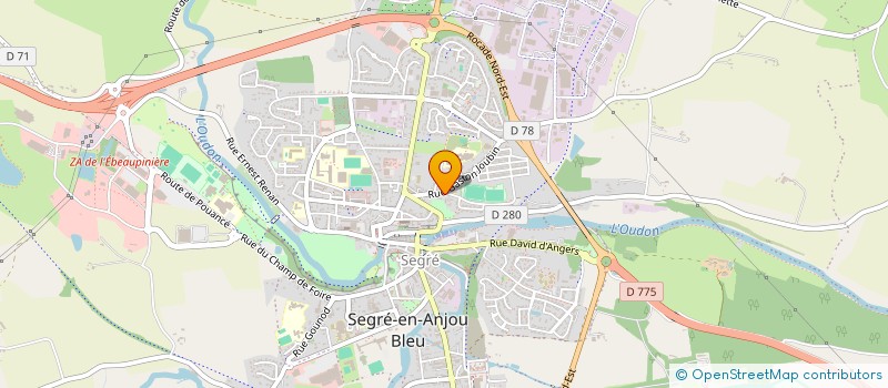 localisation de l'entreprise MADAME CATHERINE GALINOU  SEGRE-EN-ANJOU BLEU