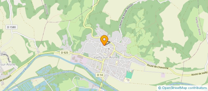 localisation de l'entreprise MADAME CATHERINE GALL  VAILLY-SUR-AISNE