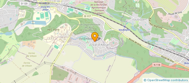 localisation de l'entreprise MADAME CATHERINE GALLARDO  SACLAY