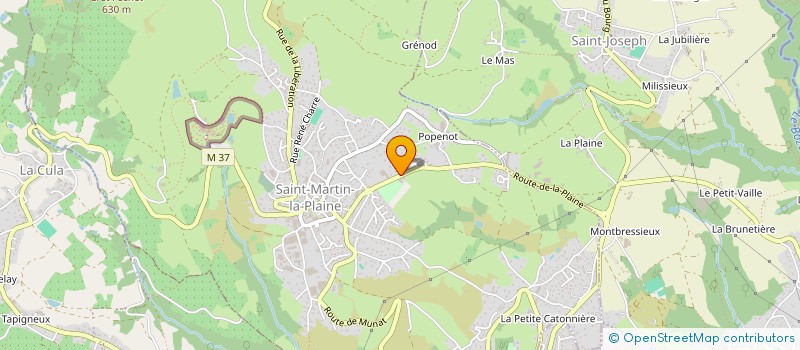 localisation de l'entreprise MADAME CATHERINE GALLOPIN  SAINT-MARTIN-LA-PLAINE