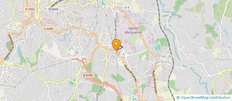 localisation de l'entreprise MADAME CATHERINE GALVAN  GRASSE