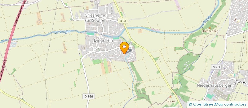 localisation de l'entreprise MADAME CATHERINE GANGLOFF à DINGSHEIM