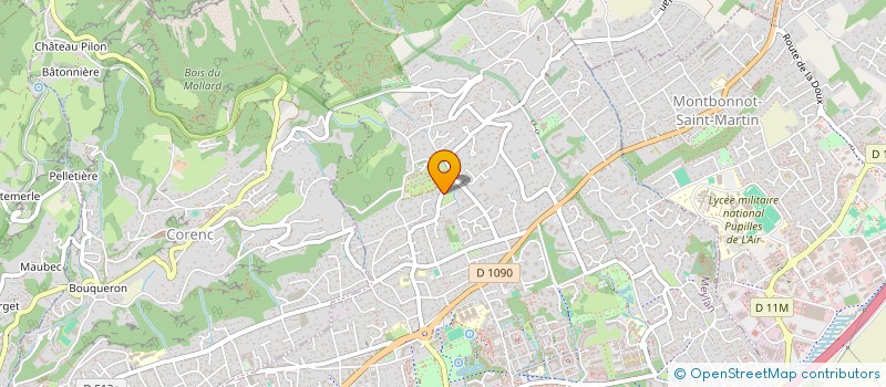 localisation de l'entreprise MADAME CATHERINE GARBAY  MEYLAN