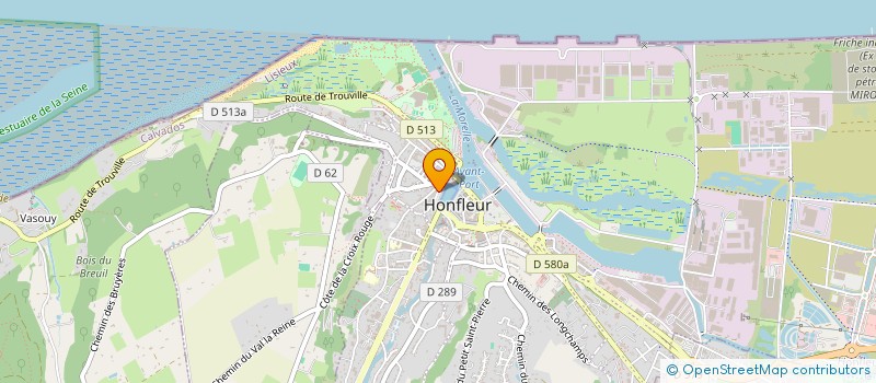 localisation de l'entreprise MADAME CATHERINE GARCIA  HONFLEUR