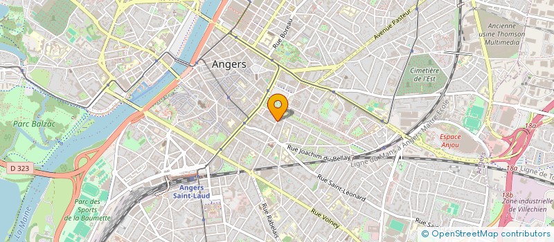 localisation de l'entreprise MADAME CATHERINE GARDAIS  ANGERS