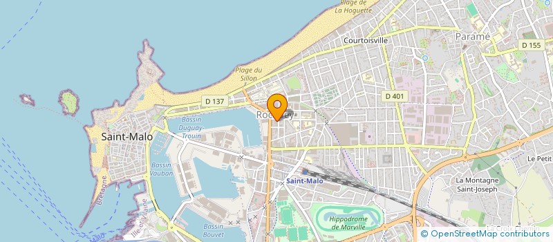 localisation de l'entreprise MADAME CATHERINE GARDENAT  SAINT-MALO