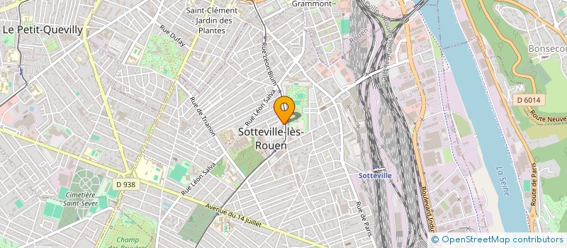 localisation de l'entreprise MADAME CATHERINE GARDIN  SOTTEVILLE-LES-ROUEN