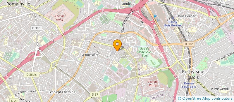 localisation de l'entreprise MADAME CATHERINE GARRIGOS à MONTREUIL