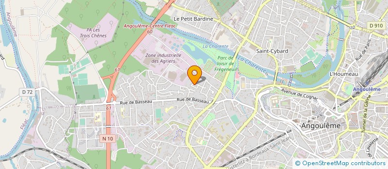localisation de l'entreprise MADAME CATHERINE GARRIGUE à ANGOULEME
