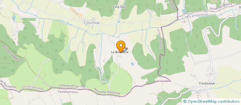 localisation de l'entreprise MADAME CATHERINE GARY  COURBIAC