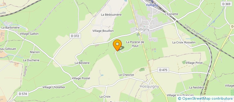 localisation de l'entreprise MADAME CATHERINE GATE à FOLLIGNY