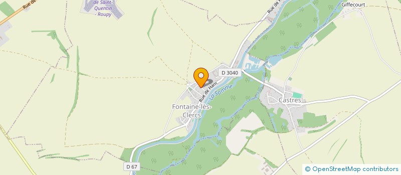 localisation de l'entreprise MADAME CATHERINE GAUDEFROY  FONTAINE-LES-CLERCS