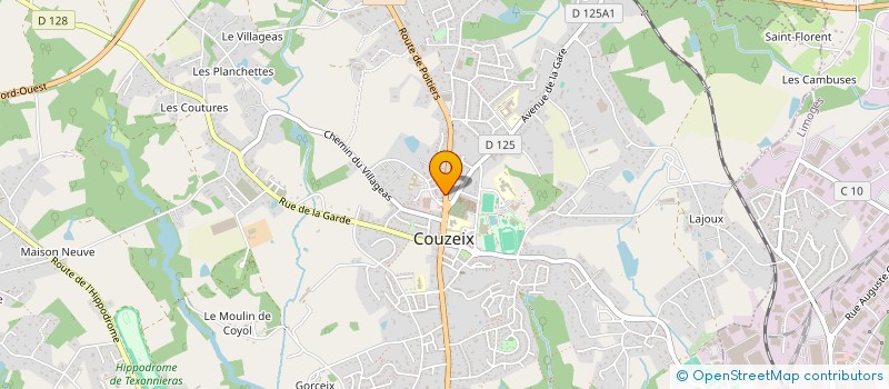 localisation de l'entreprise MADAME CATHERINE GAUDINO à COUZEIX