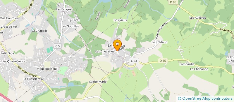 localisation de l'entreprise MADAME CATHERINE GAUDON à EYJEAUX