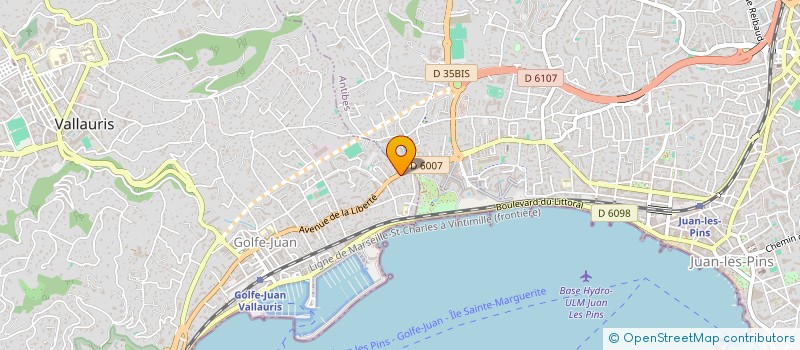 localisation de l'entreprise MADAME CATHERINE GAUKEMA  VALLAURIS