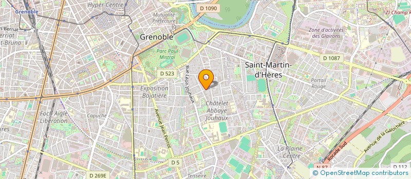localisation de l'entreprise MADAME CATHERINE GAUTHIER à GRENOBLE