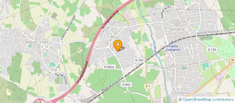 localisation de l'entreprise MADAME CATHERINE GAUTIER  MUS